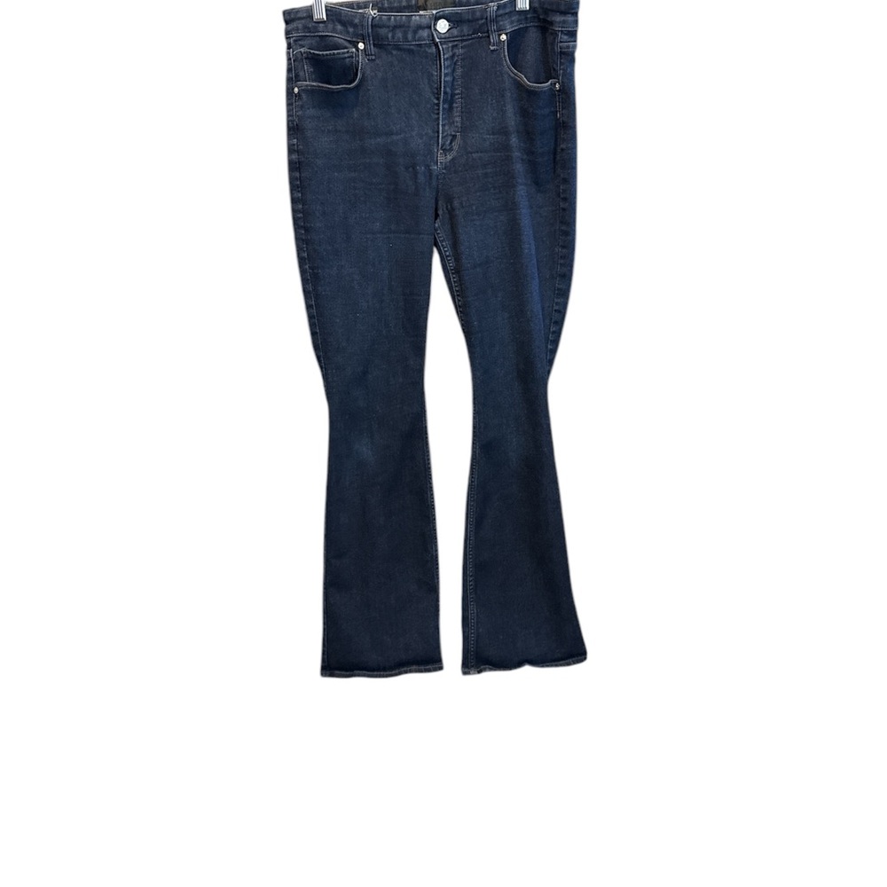 White House Black Market Dark Blue Flare Jeans